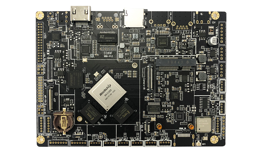 RK3399方案主板贴片加工smt厂家